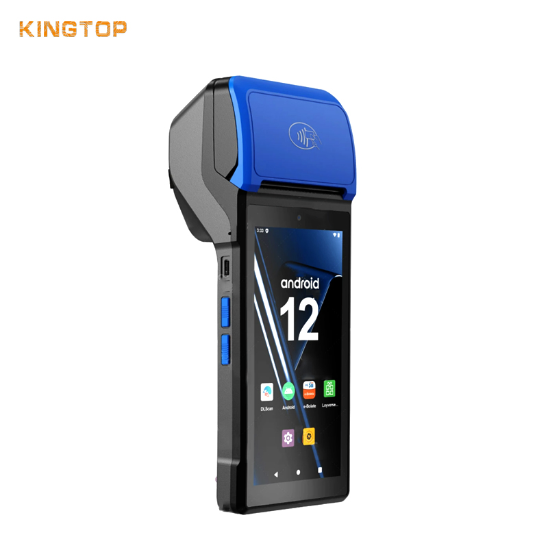 Mt6761 Handheld Kingtop 0.8kg 2D Barcode Scanner Thermal Printer POS