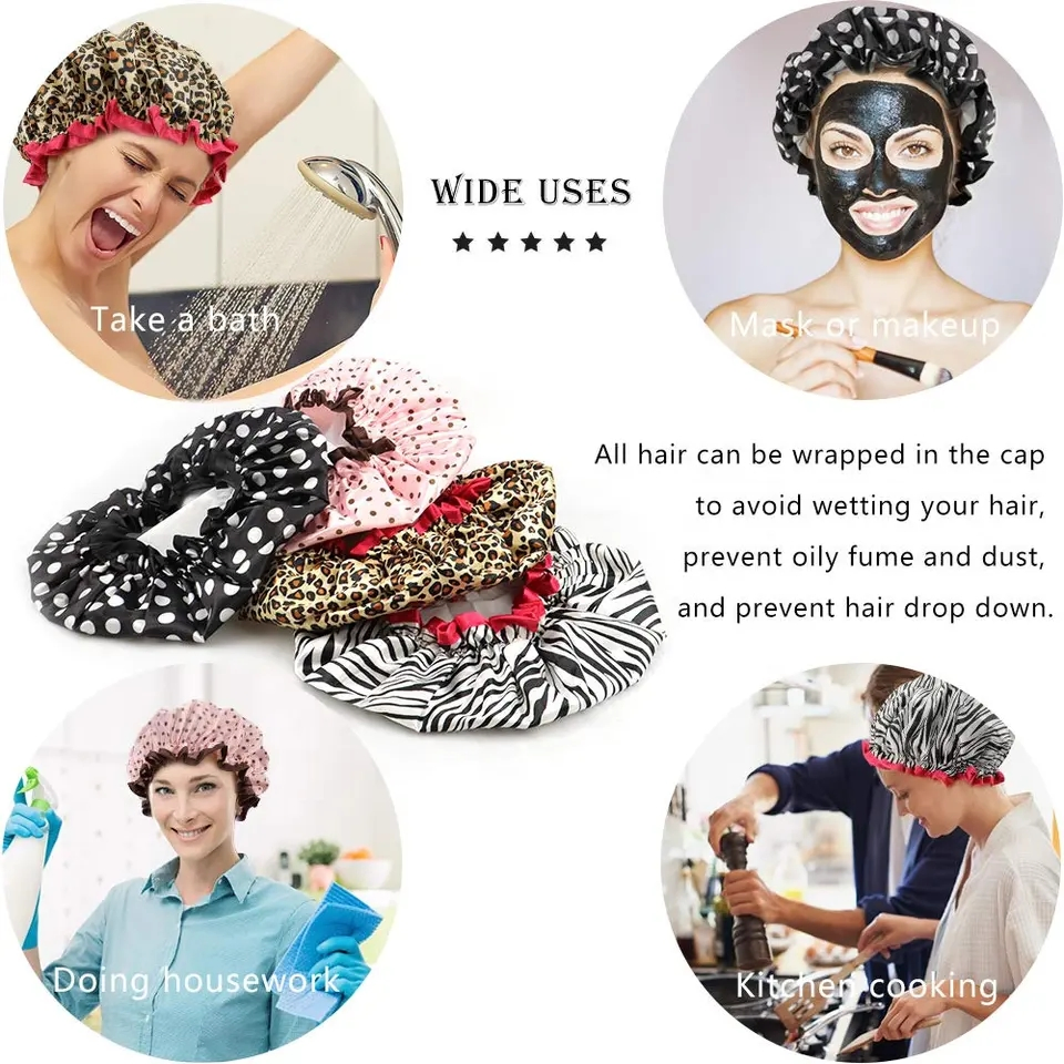 Factorydirect High Quality Customizable Shower Caps