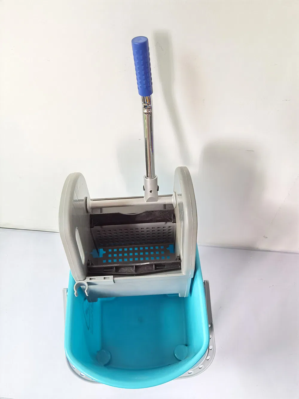 23L Down Press Single Wringer Mop Bucket Trolley
