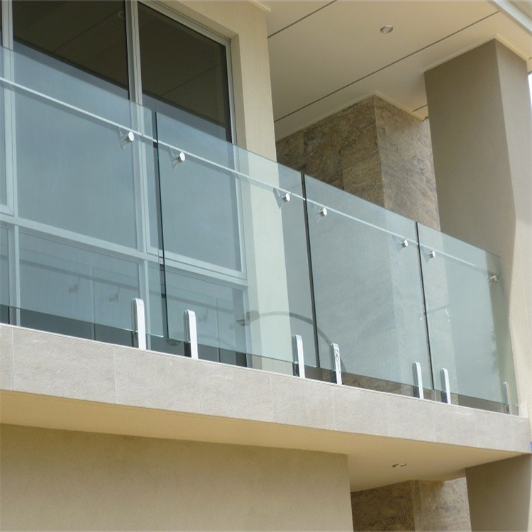 Cbmmart Stainless Steel Railing Outdoor Glass Balustrade Spigot Glass Railing