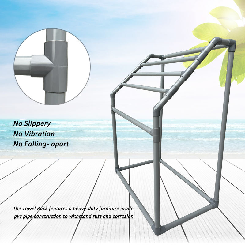 Space-Saving Clothes Drying Rack for Towels and Garments