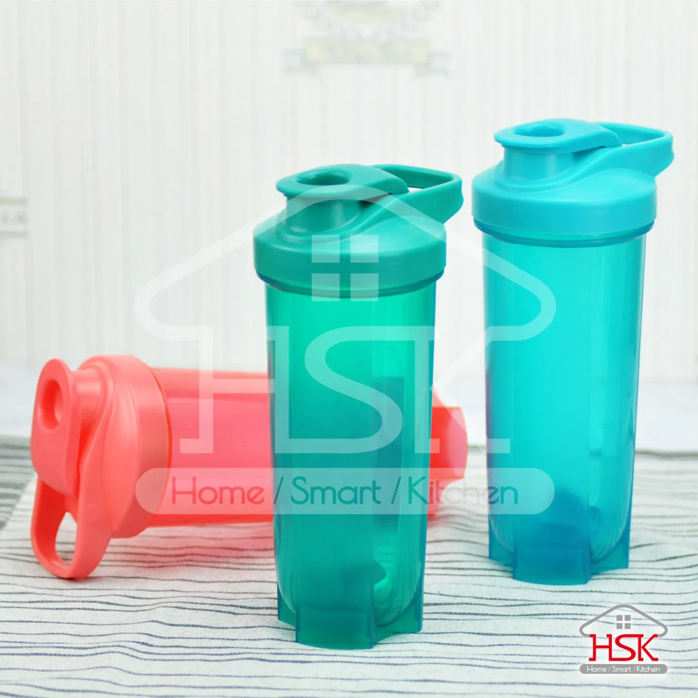 Sports Water Bottle - Protein Shaker Bottle, Leak Proof 700ml/24oz, Jq-D037