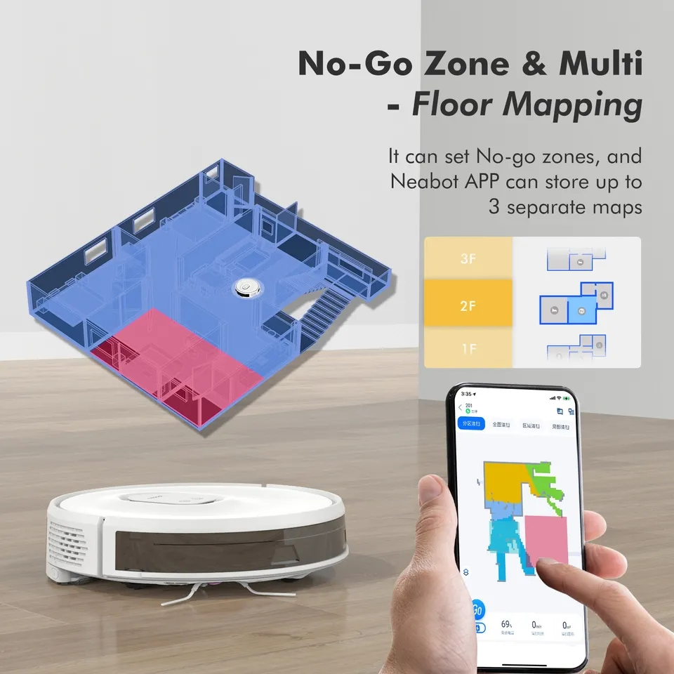 Smart Self Empty Robot Vacuum Cleaner