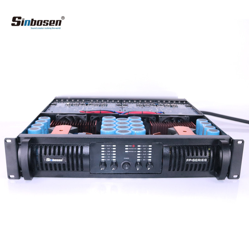 Stereo Power Amplifier 5000 Watts 4 Channel DJ Power Amplifier Fp20000q