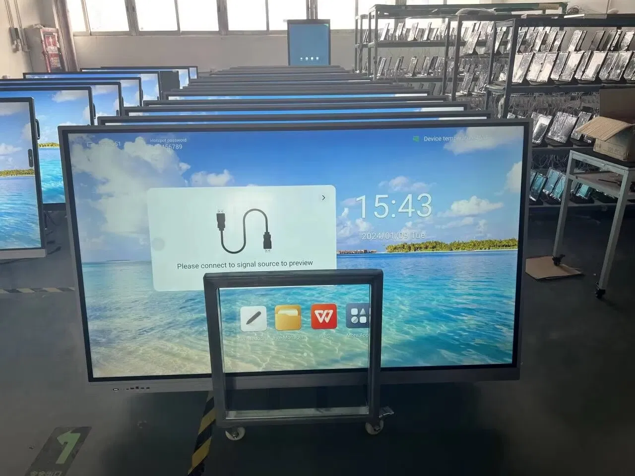 High Quality New 55inch~98inch 4K Smart Board Interactive Flat Panel Touch Screen