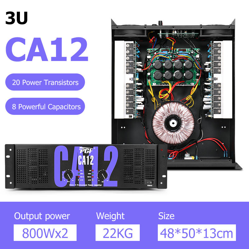 Усилитель стерео 2x800Вт H-Class для профессиональных систем