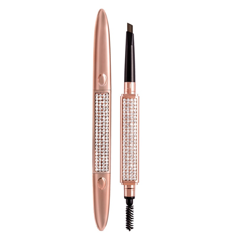 Ep05 Treeceng Double-Headed Automatic Diamond Eyebrow Pencil Water-Proof and Sweat-Proof for Beginners