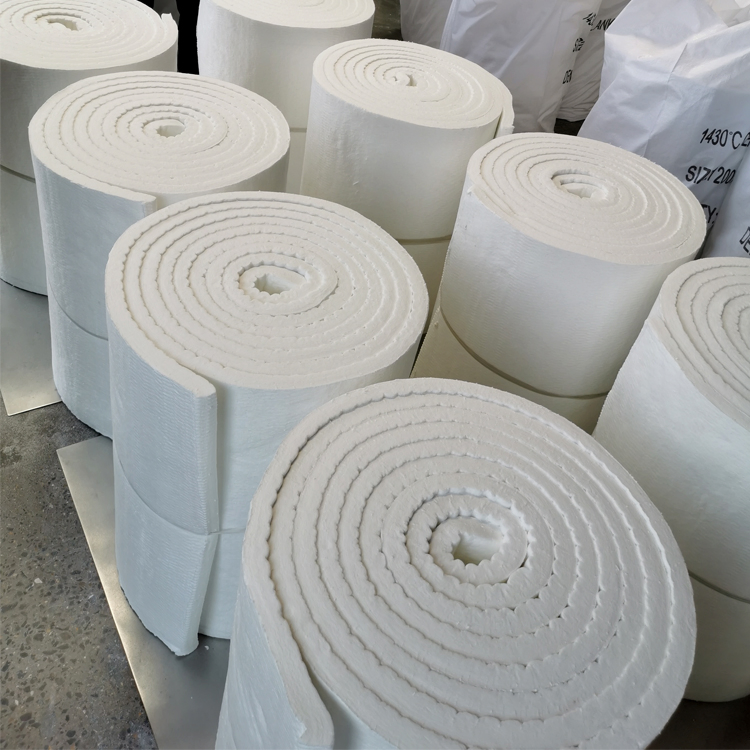 1260 1430 Pure White Thermal Insulating Fireproof Refractory Insulation Heat Resistance Ceramic Fiber Wool Cotton Insulation Blanket for Kiln Wall Lining