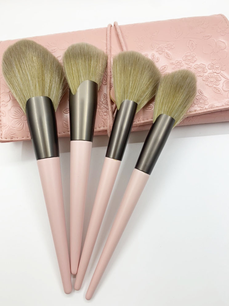 Private Logo OEM Customized Cosmetic Brushes 11PCS Face Eye Lip Makeup Brush Set