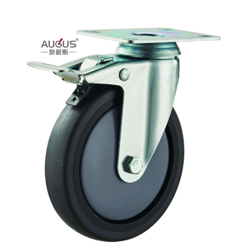 3/4/5 Inch Light Duty Caster Wheels for Plate/Stem/Bolt-Hole/Side-Mount Casters