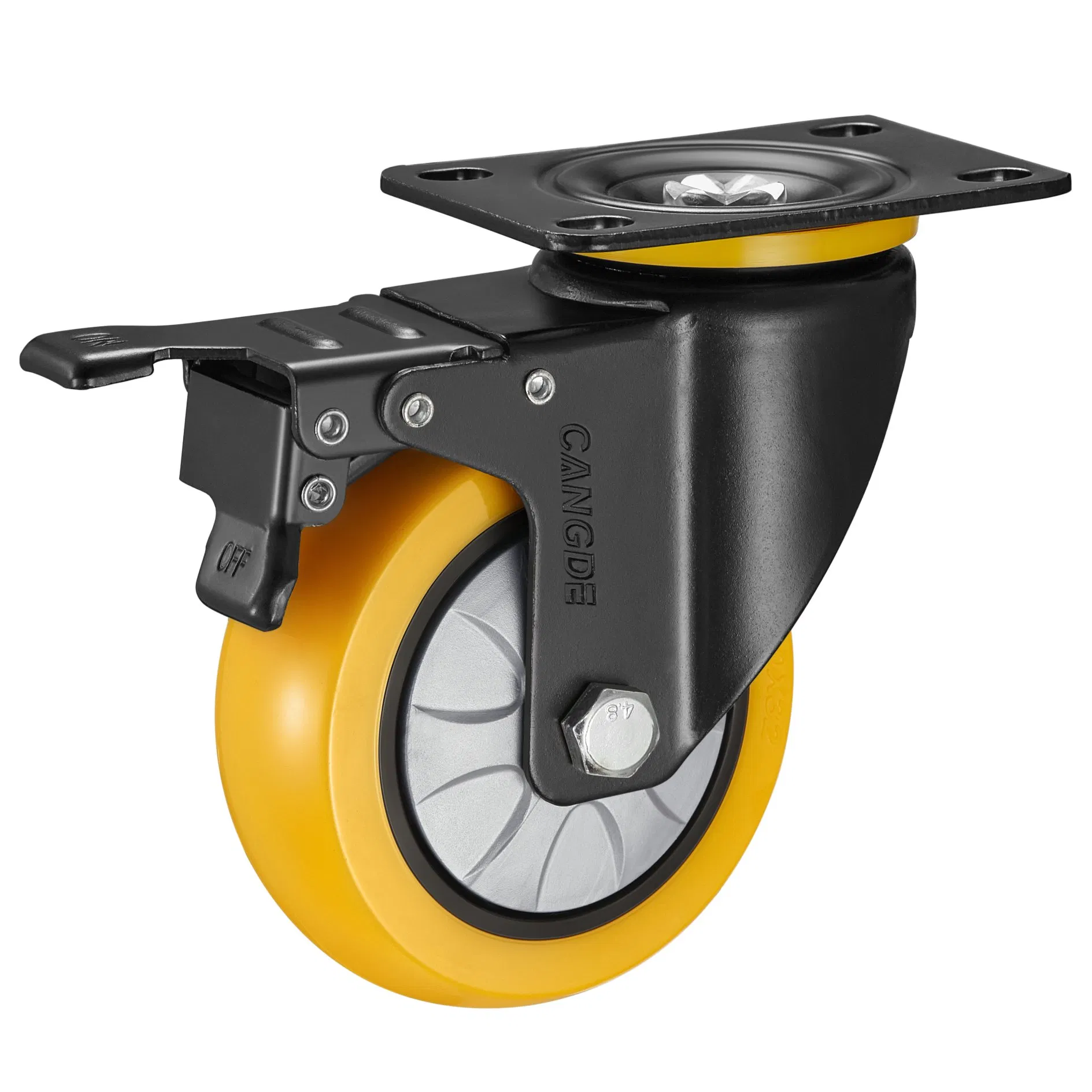 Premium Durable Swivel Caster Wheels with Threaded Stem for Furniture