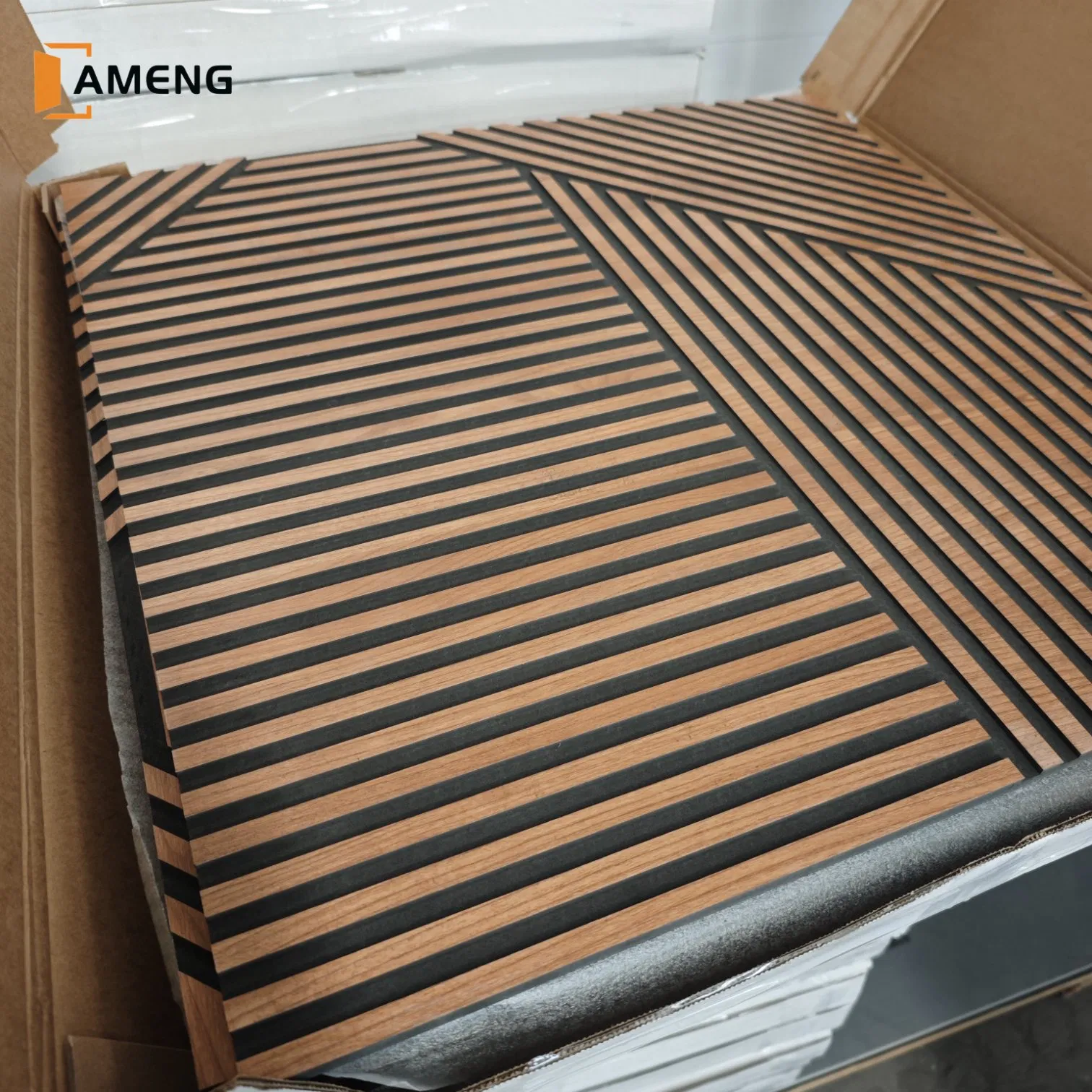 Interior Ceiling Decorative Materials Soundproof Polyester Fiber Acoustic Wall Panel