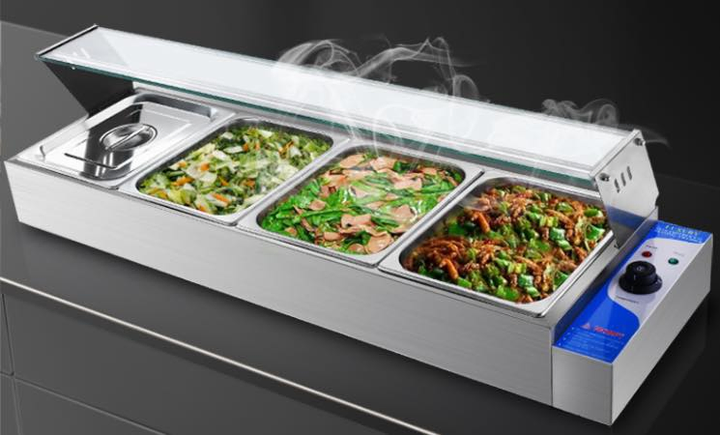 User-Friendly Commercial Food Warmer Countertop Electric Soup Bain Marie