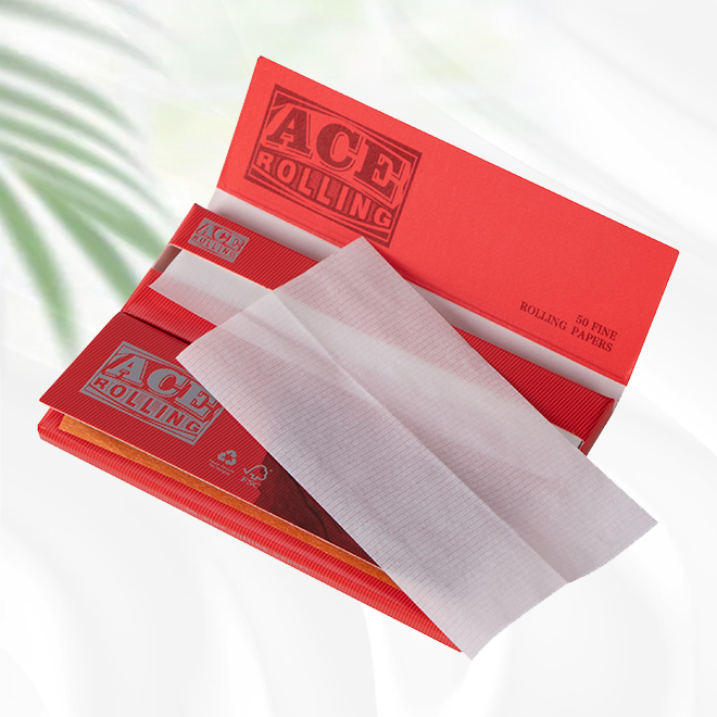 Top Quality Cigarette Paper Long 100 Leaves Cigarette Pack Rolling Paper