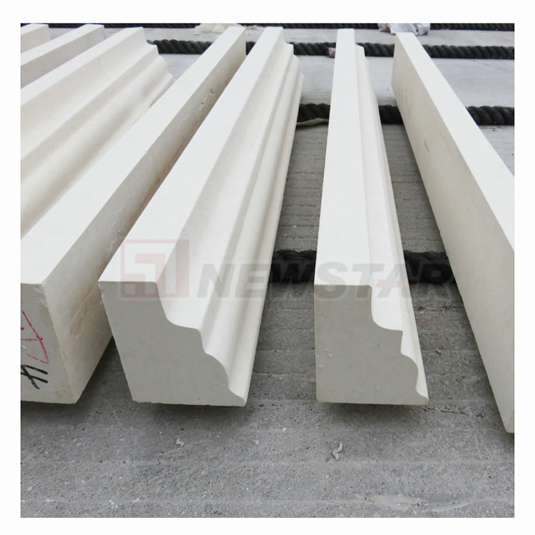 Exterior Wall Tiles Price Cream Bellow White Limestone Wall Block Facade Stone