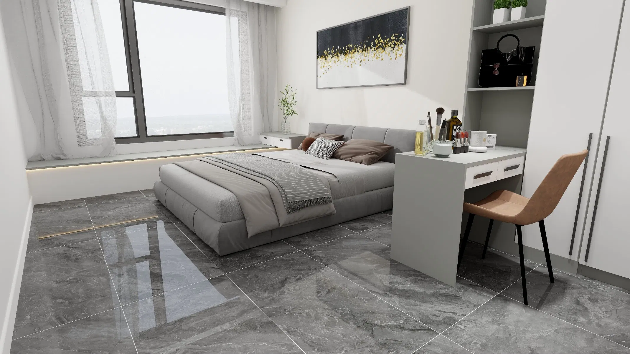 Cheap Price 600*600mm Polished Glazed Porcelain Wall Tiles Glossy Ceramic Floor Tiles