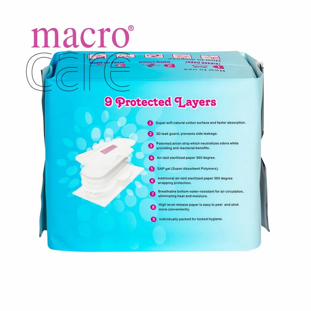 Lady Anion Feminine Sanitary Pads Manufacturer, Cotton Women Sanitary Pad Sanitary Napkins for Women