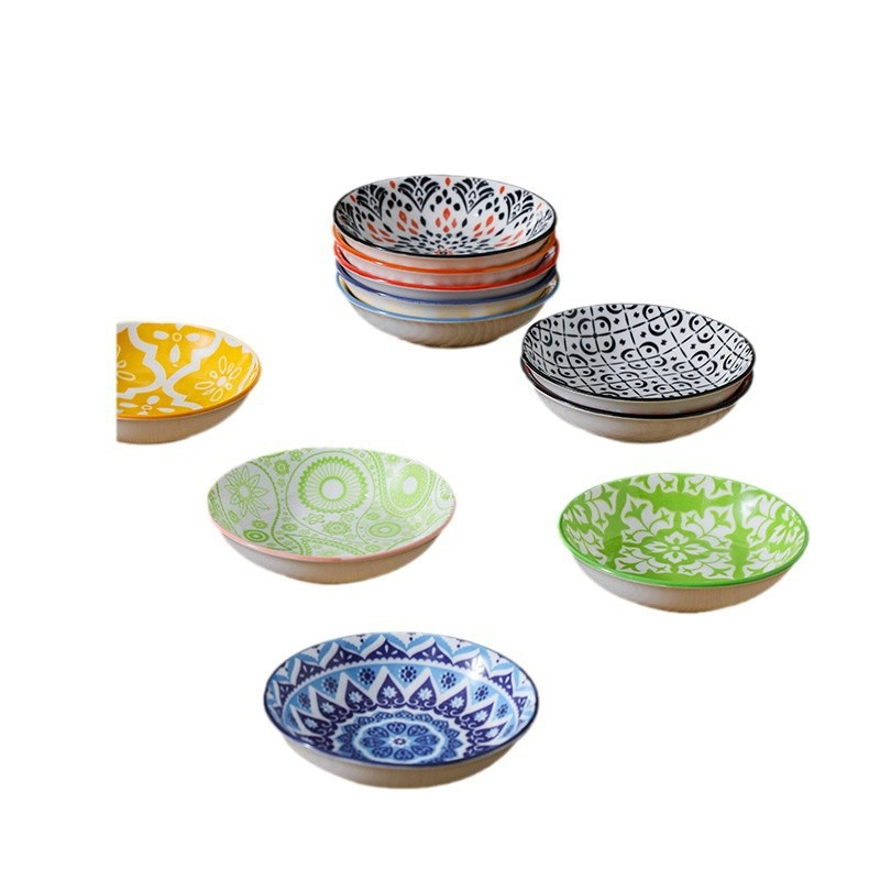 4.25"Saucer Soup Plate Pad Printing Porcelware Hotelware Ceramic Tableware
