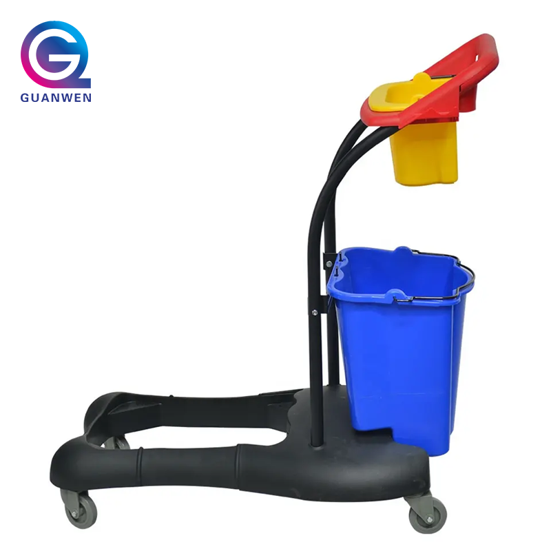 81L Hotel Cleaning Cart Bucket Mop Floor Cleaning Bucket Cart