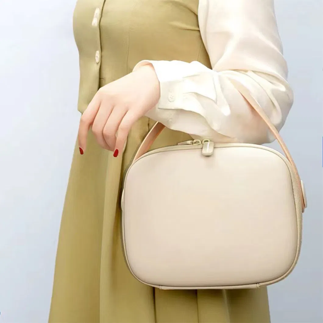 Premium Handbangs PU Travel Waterproof EVA Essential Oil Carry Make up Cosmetic Bag Case Manufacturer