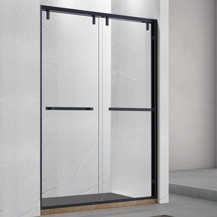 Bathroom Stainless Steel Frame Shower Enclosure Sliding Glass Shower Door