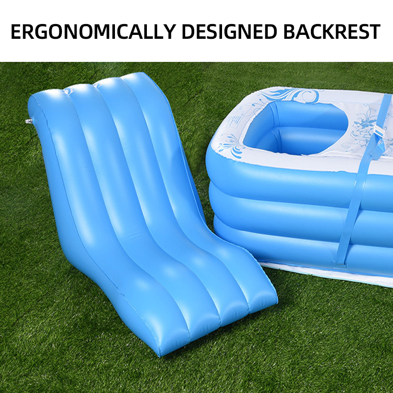 Надувная ванна для взрослых PVC, портативная