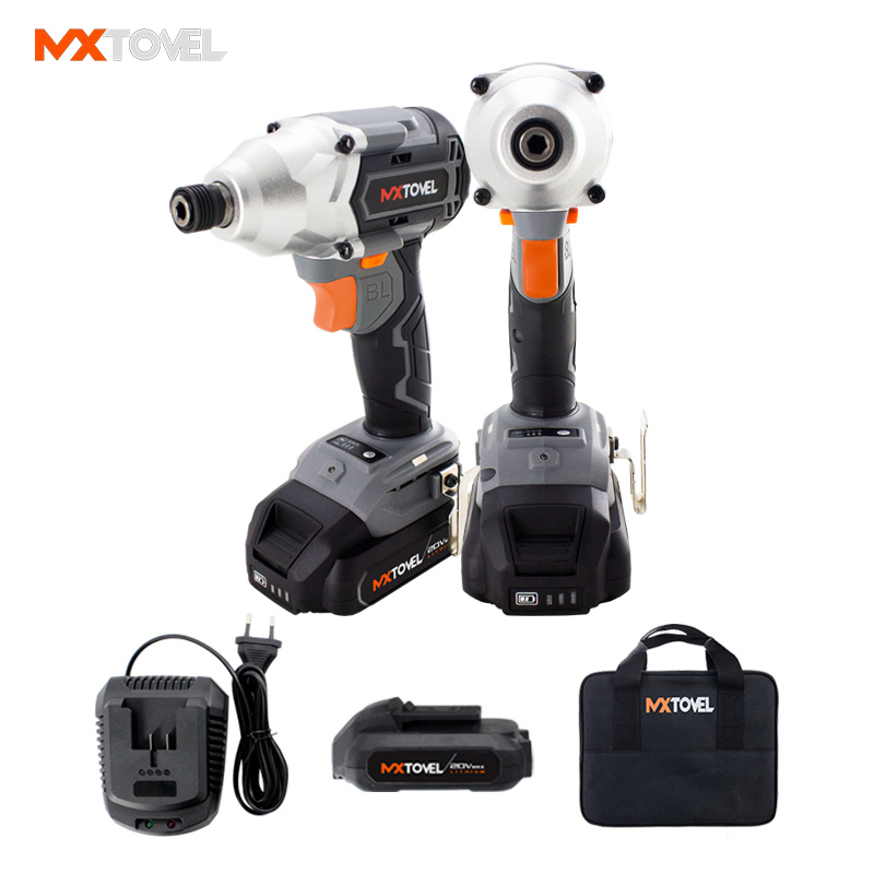 20V Cordless Brushless Impact Drill Driver Cordless Drill and Cordless Screwdriver