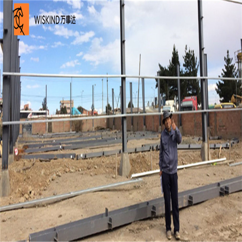 SGS Prefabricated Steel Structure Building Warehouse with Steel Beam
