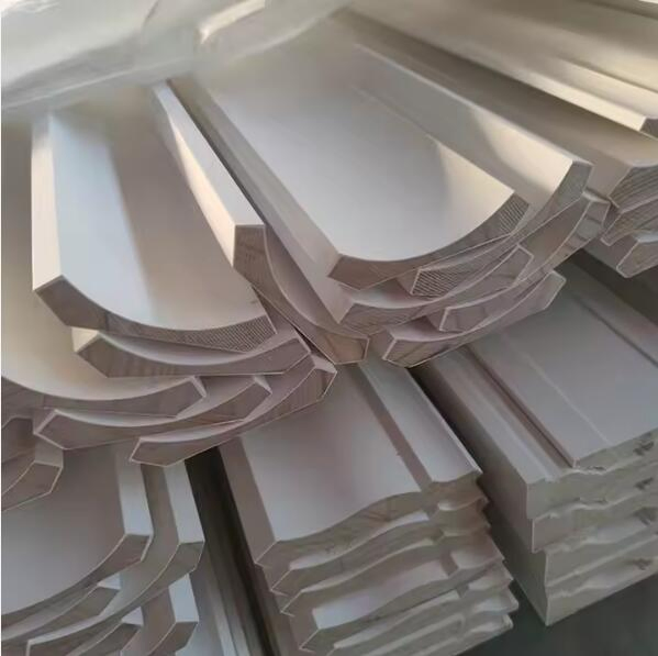 Elegant Colonial White Primed MDF Crown Moulding for Ceilings