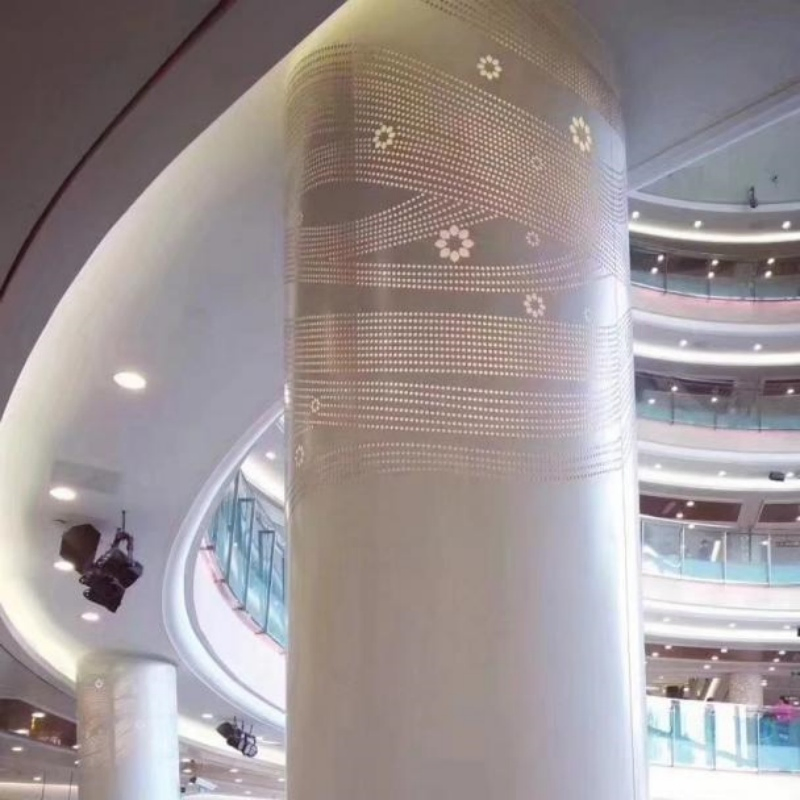 Construction Profile Aluminum Cylindrical Decoration for Building