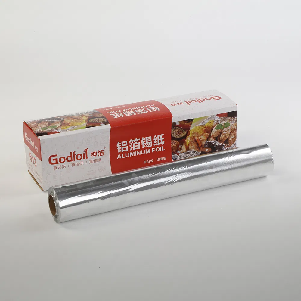 Customized Sizes Multifunctional Disposable Aluminum Foil Roll for Grill Food