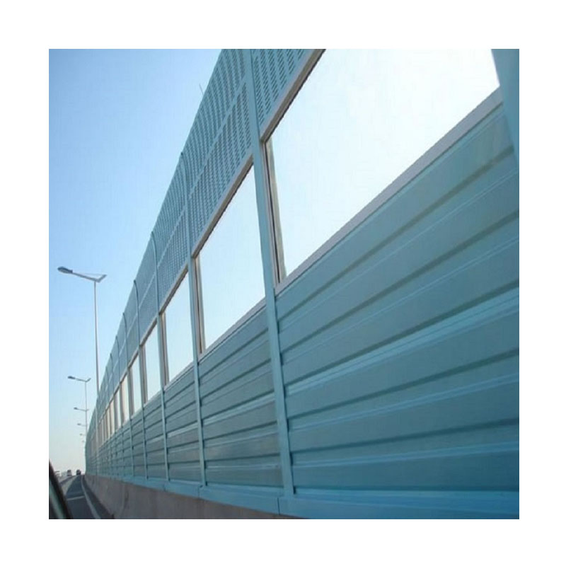 Residential Soundproof Galvanized Steel Noise Barrier Acoustic Barriers Highway Sound Barrier Acoustic Fencing