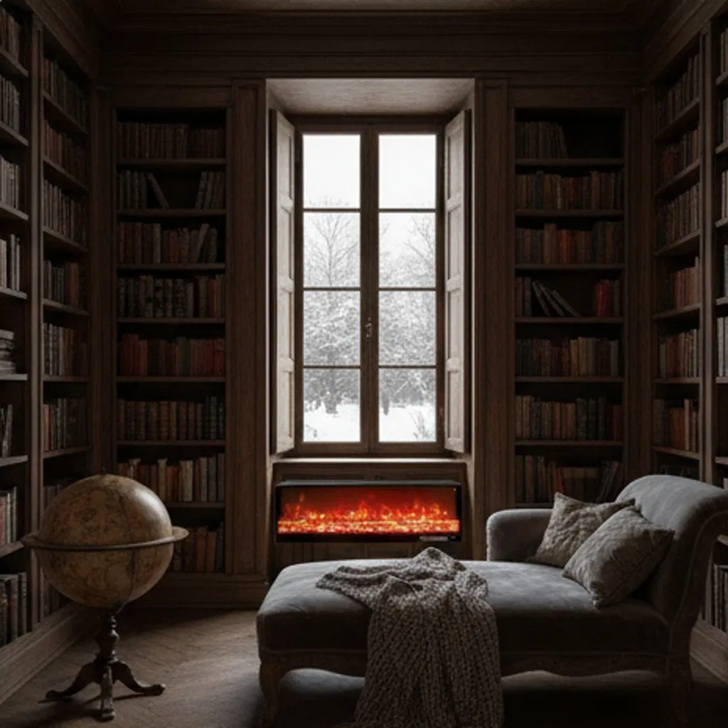 Energy-Saving Infrared Panel Heater with Adjustable Thermostat Control