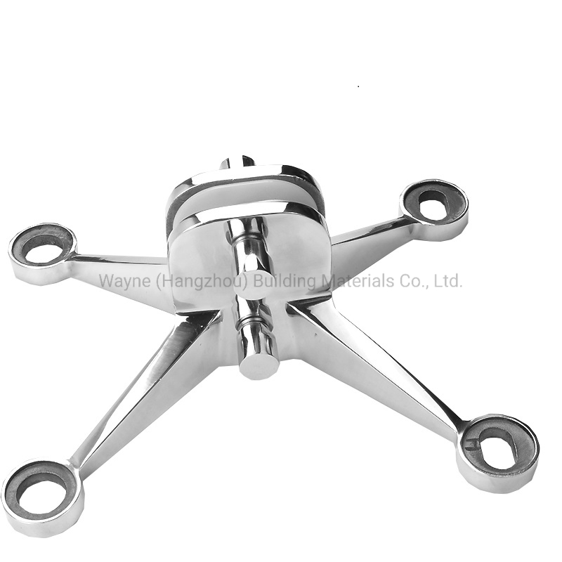 Glass Curtain Wall Hardware with High Quality and Best Price Stainless Steel Spider with Two Arms K-Type Heavy Duty 220mm/250mm Fin Spider for Glass Fitting