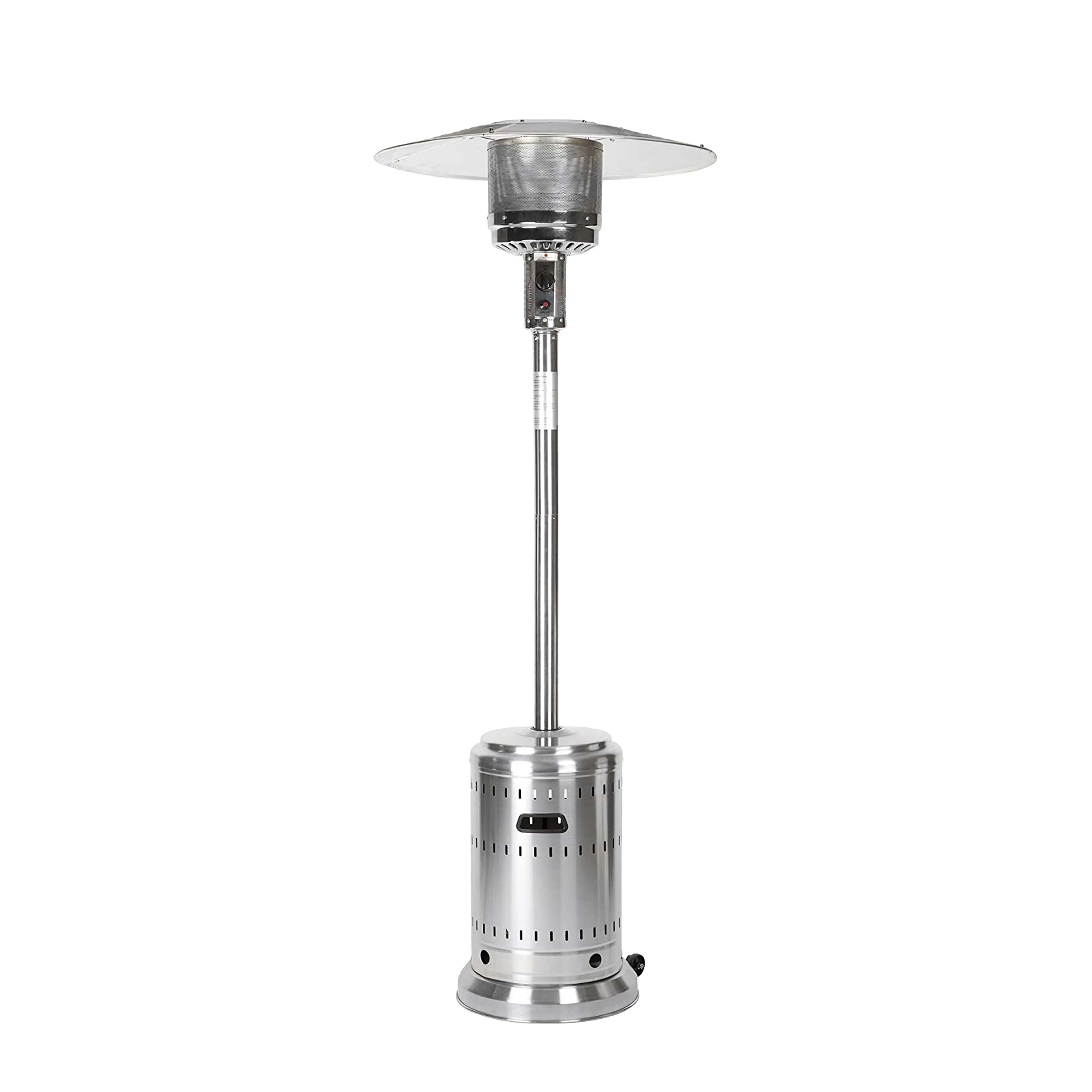 Outdoor Commercial Residential Stainless Steel Wheels Propane Gas Patio Heater