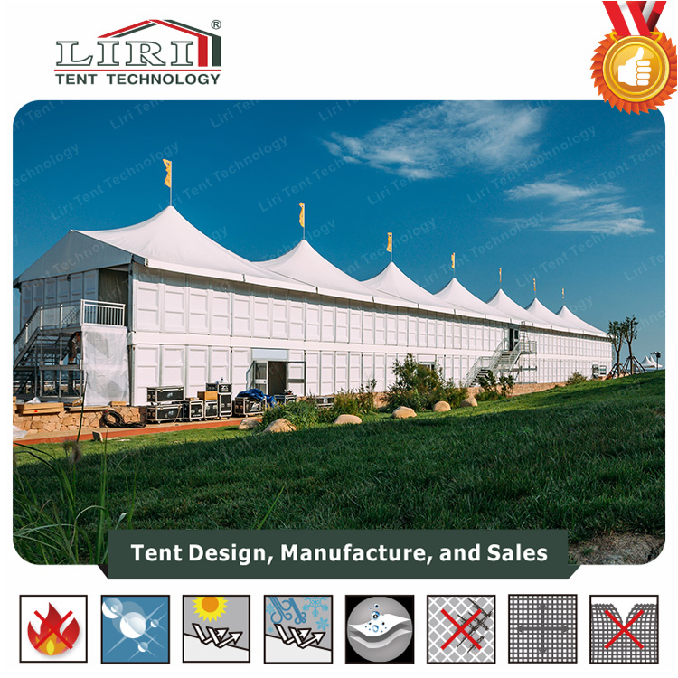 Functional Hall Tent for 1000 Personns Outdoor Wedding with Roof Ling and Curtain