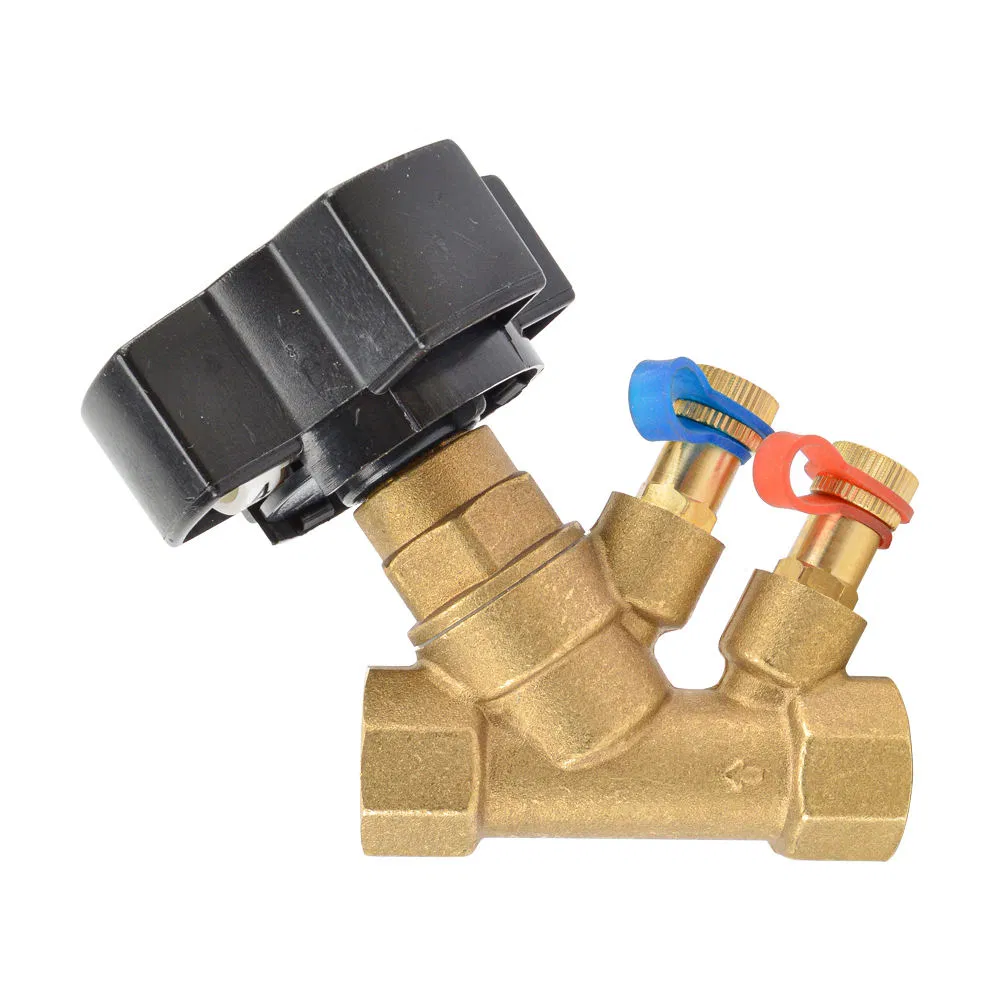 Bsp Thread House Heating Forged Brass Static Balancing Valve