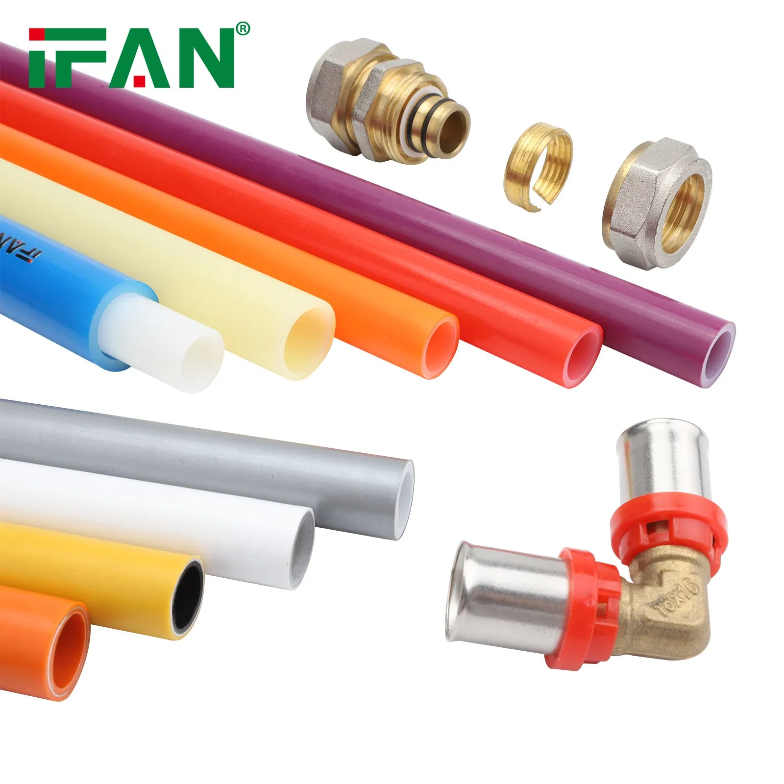 Труба PEX-Al-PEX для теплого пола Ifan GB-T 18992, 16-32мм