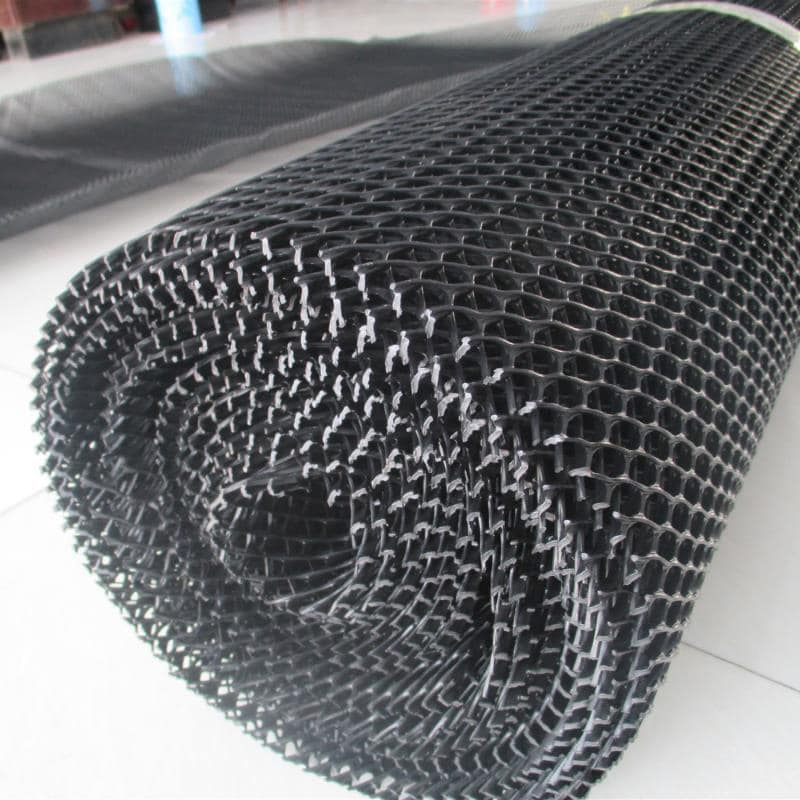 Polyester Warp Knitted Geogrid with PVC Coating for Reinforcement