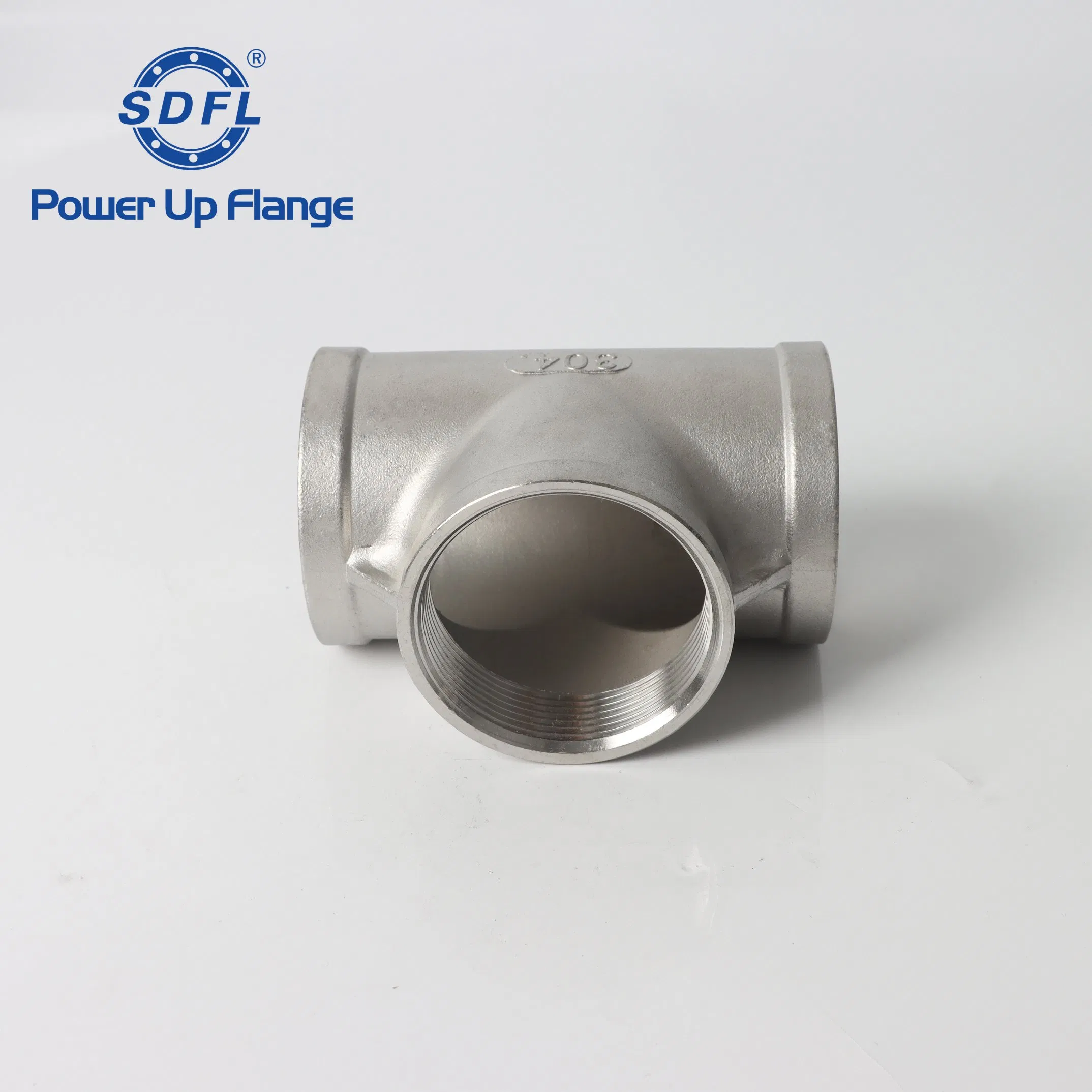 Durable Stainless Steel DN65 Equal Tees for Pipe Fittings