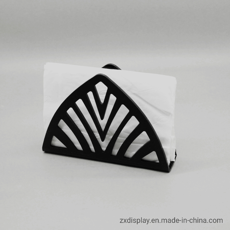 New Arrived Tabletop Triangle Acrylic Napkin Tissue Holder for Restaurant
