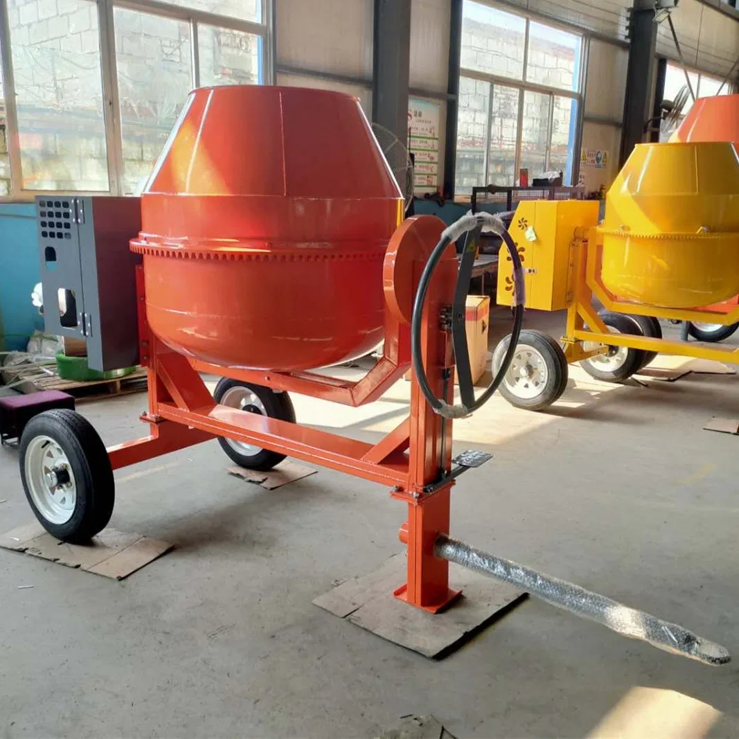 600L Diesel Electric Fuel Small Portable Movable Concrete Mixer