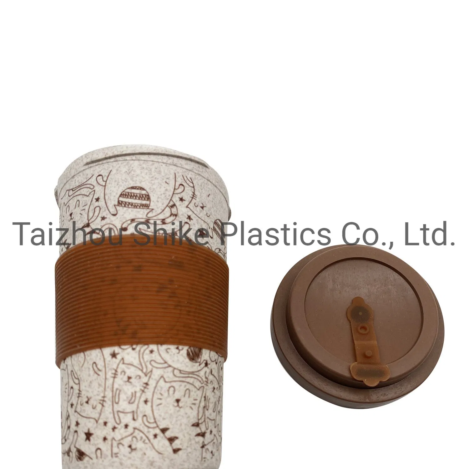 Чашка для кофе из бамбукового волокна с логотипом