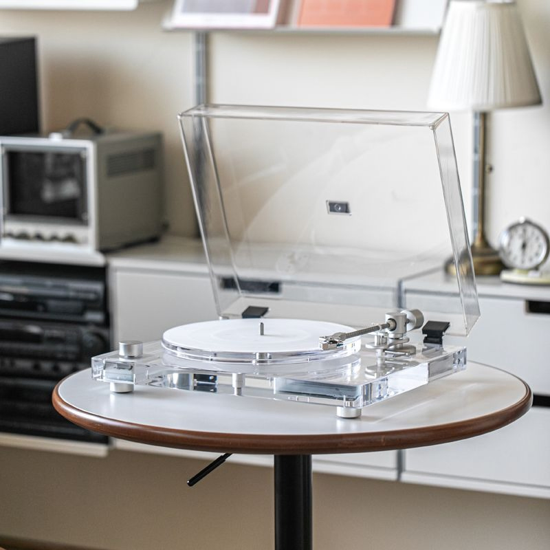 Customizable Acrylic Transparent Vinyl Turnrable Record Player 33/45 Rpm Gramophone Phonogram