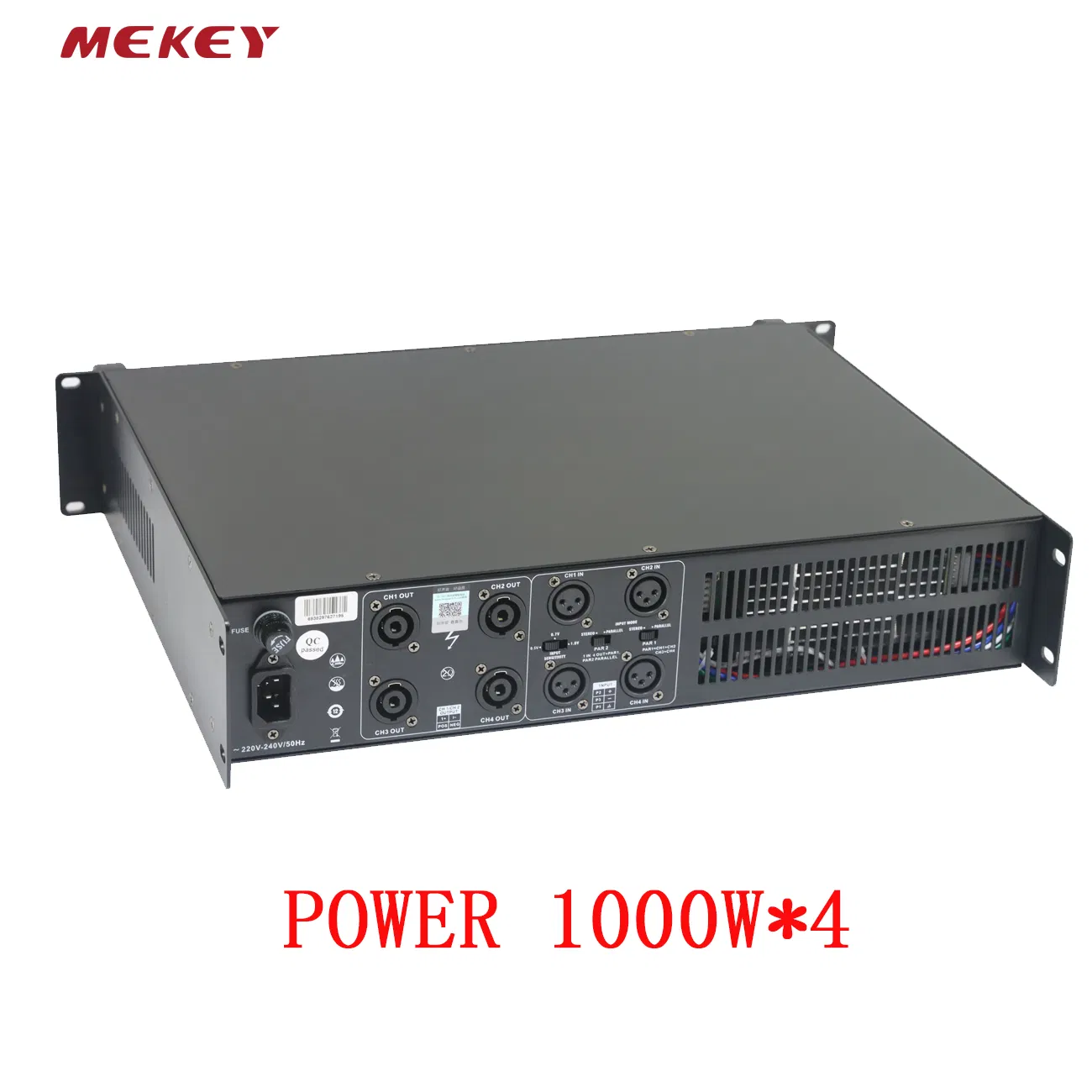 Профессиональный усилитель MEKEY MP-26410, 4x1000Вт