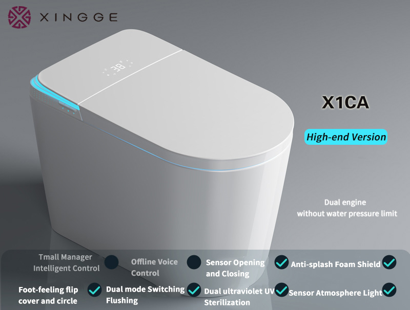 Factory Price Made of China Watermark Certificate Factory High Quality Bathroom Wc Toilet Hot Sale Sanitary Ware Single Smart Toilet