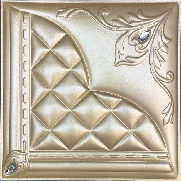 Faux Leather Wall Panel, Embossing Wall Paper, Interior Curtain Wall