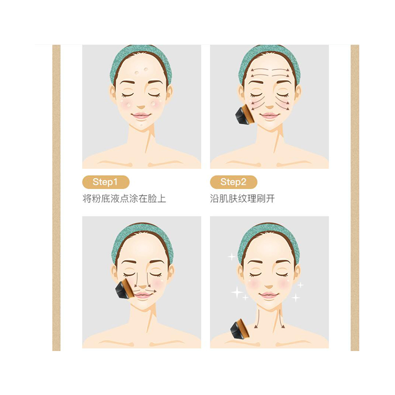 Foundation Brush for Liquid Makeup Kabuki Brush Flawless Momma Brush for Powder and Cream Make up