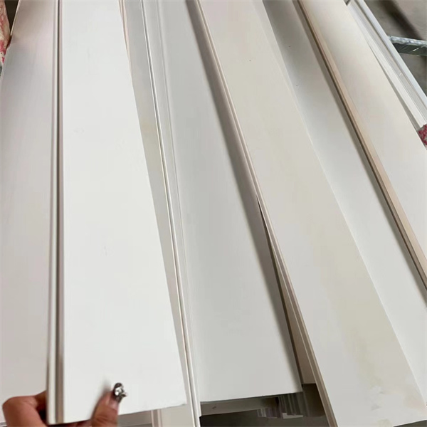 Paulownia Solid Wood Molding Siding White Paint Custom Style for Decoration