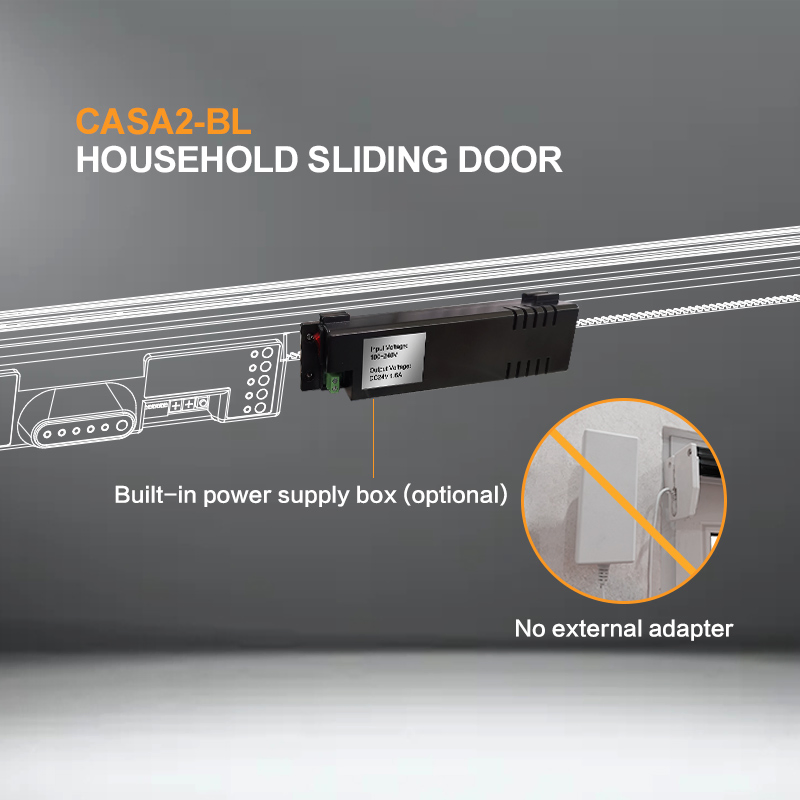 80kgs Casa2 Automatic Sliding Door Opener 24V 40W 3000rpm Motor Smart Residential Automatic Sliding Patio Door/Window Opener